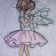 ballerina patch embroidery design patch
