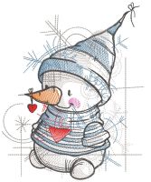 Snowman Christmas with love free embroidery design captures the joy Snowman Christmas with love free embroidery design captures the joy