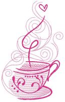 My favorite morning cup free embroidery design My favorite morning cup free embroidery design
