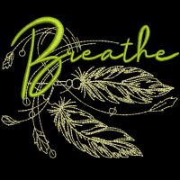 Breathe feathers free embroidery design Breathe feathers free embroidery design