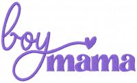 Boy mama free embroidery design Boy mama free embroidery design