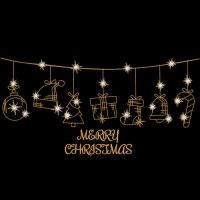 Christmas Gold Decorations free embroidery design Christmas Gold Decorations free embroidery design